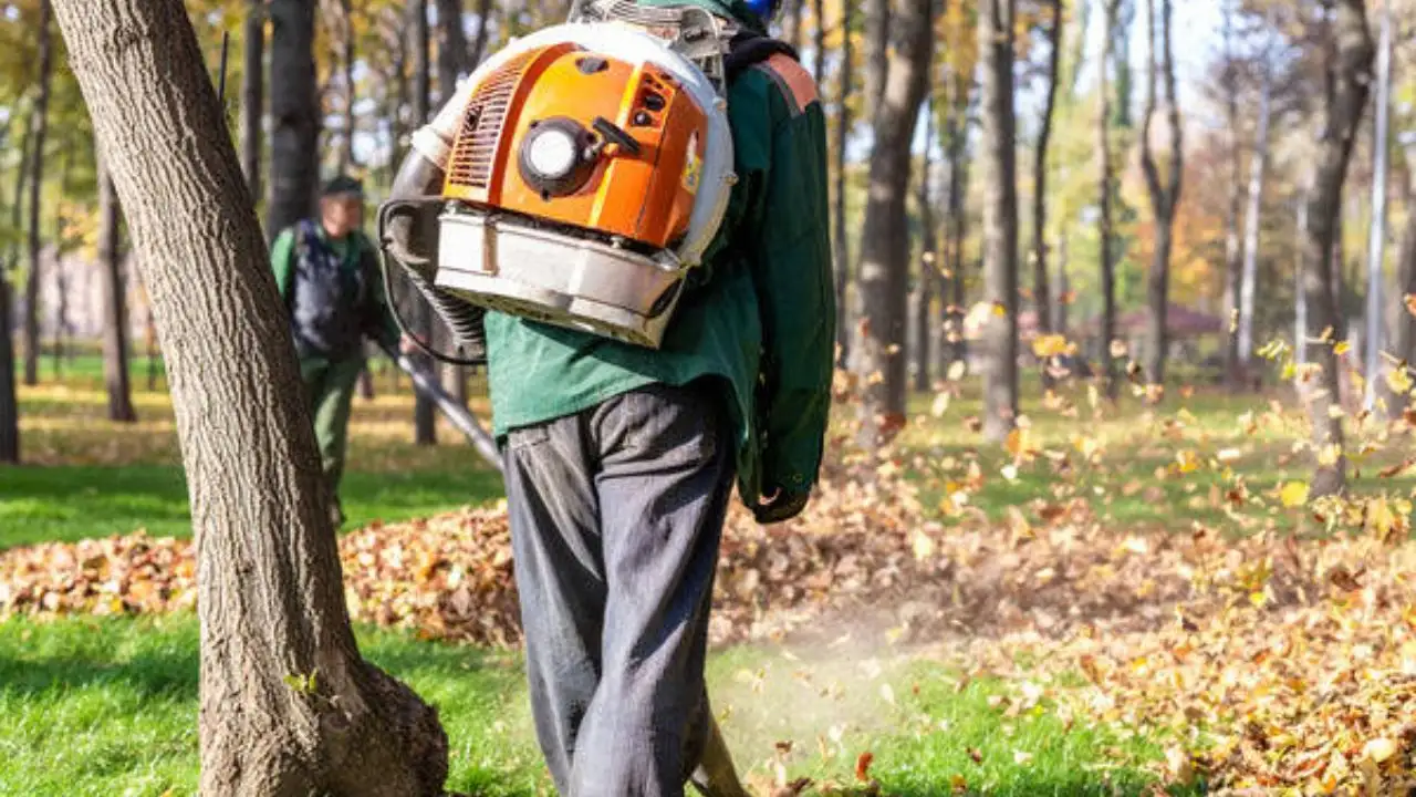 How can I prevent my leaf blower from smoking in the future