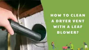 How to clean a dryer vent with a leaf blower_ The Ultimate Guide