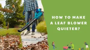 How to make a leaf blower quieter